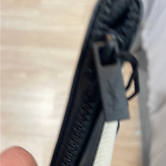 Yves Saint Laurent Cream and Black Cosmetic Pouch - Picture 4 of 5